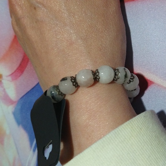 Tourmaline Quartz  bracelet handmade - Picture 8 of 12